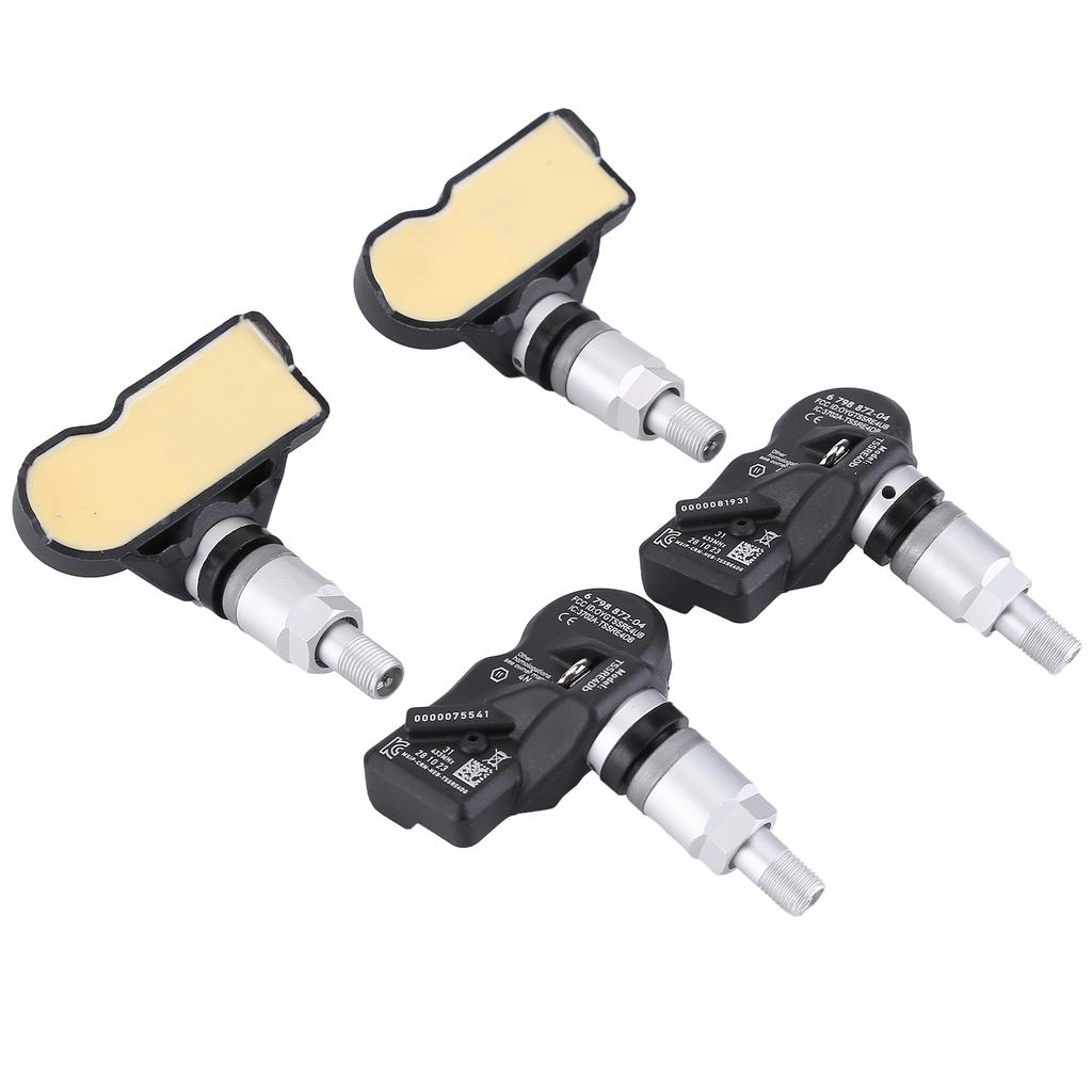 4x Tyre Pressure Sensors 36106798872 TPMS Compatible for F06 F07 F10 F11 F12 F13 X1 X3 X4