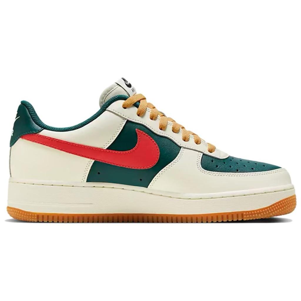 Nike Air Force 1 Low Sneakers Unisex Sneakers White Green Red FD9063-163