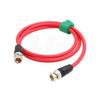 HT 4K 60p 12G SDI Video Coaxial Cable Red for ARRI Alexa RED Komodo Sony FX9 Camera BMD Atomos Ninja SmallHD Monitor 75 Ohm BNC To BNC 60cm