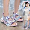 Детские сандалии Новые летние удобные красочные средние и большие детские модные повседневные пляжные туфли для девочек обувь для детей-студентов