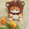 Новые виниловые игрушки Mofusand Серия Акула Кот Удивленный Коробка Игрушки Украшения Для Детей день рождения Девочки Подарок Кулон реплика