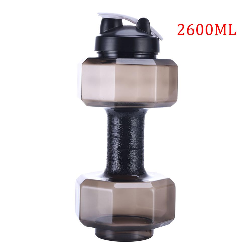 Water Dumbbell Sport Bottle Large Capacity Gym Running Fitness Bodybuilding Exercise Outdoor Bicycle Camping Cycling Bottle