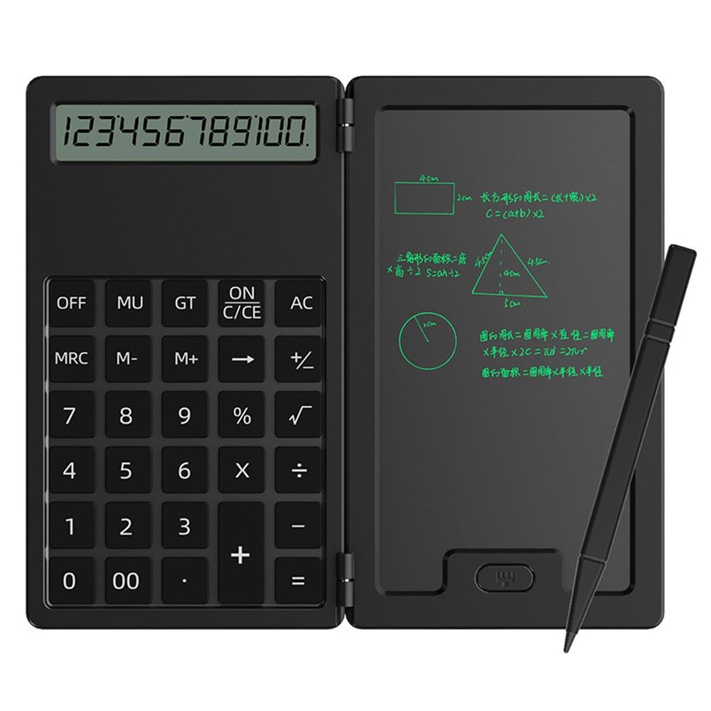 LCD Notepad Math Calculator 12-Digit Accounting Calculator Durable Scientific Calculators Office
