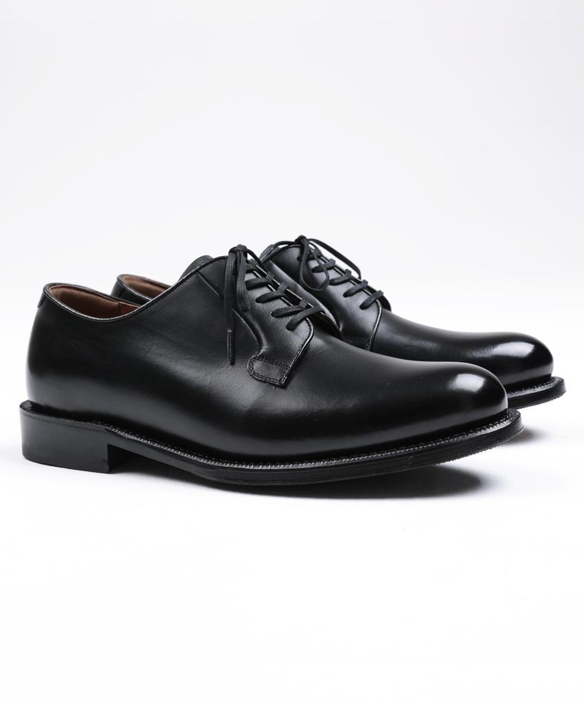 Brenowelt 554 Navy Black Derby Shoes Goodyear Welt Navy Lows