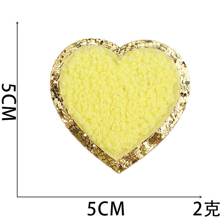 Cross-Border Smiley Face Embroidery Cloth Sticker Towel Embroidery Lightning Patch Sticker Ironing Greet Computer Embroidery Chapter Boy Love Sticker