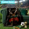 Custom Name Blanket Jager-meister Spirit Drink Blanket Bedding Blanket for Travel, Camping, Living Rooms, Offices, Sofas, Fan Christmas gift