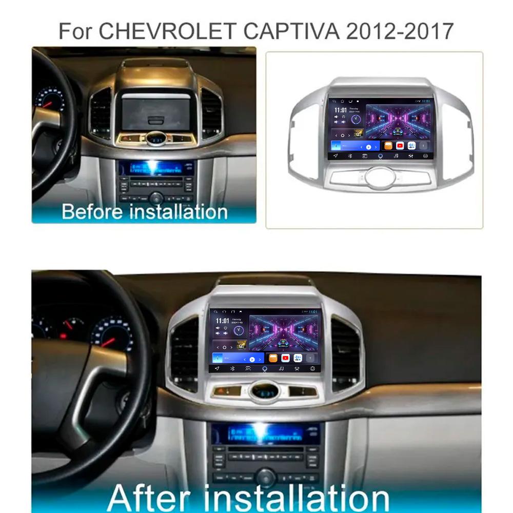 X-REAKO Автомобильный видеоплеер для Chevrolet Captiva 2011-2016 GPS-навигация Встроенный DSP Carplay Автомагнитола Android Головное устройство