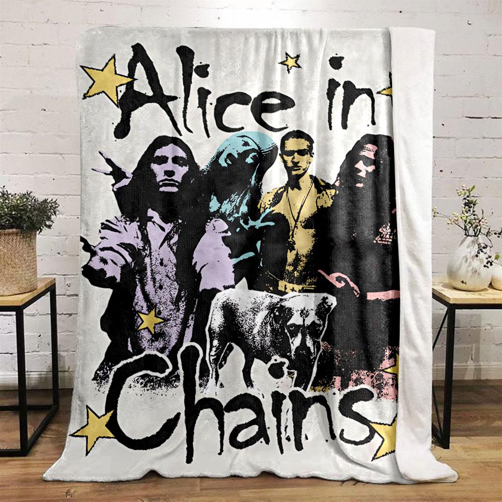 Alice in Chains Band Design for all seasons blanket lunch break throw gift