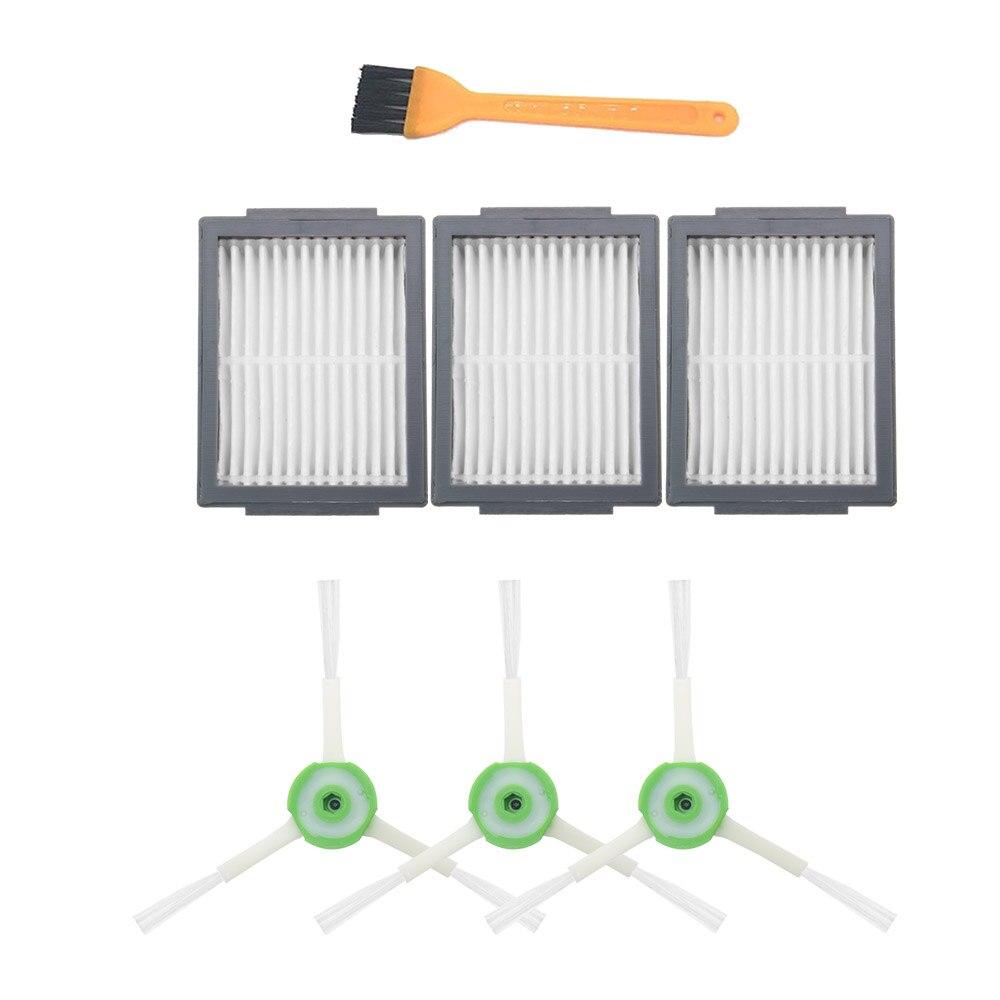 Hepa фильтр пылесборник рулон щетки для iRobot Roomba i7 E5 E6 i3 серии робот-пылесос запасные части аксессуары