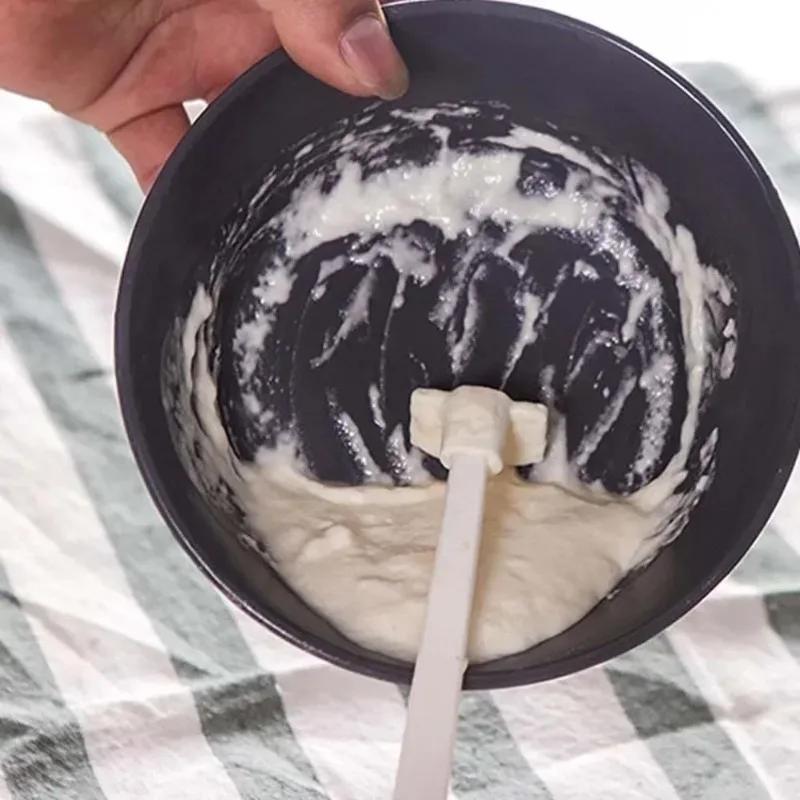 Кухня Маленькие инструменты Силиконовый кондитерский Длинный скребок для бутылок Лопатка для теста Джем Кетчуп Торт Модель с длинной ручкой Инструмент для выпечки Скребок