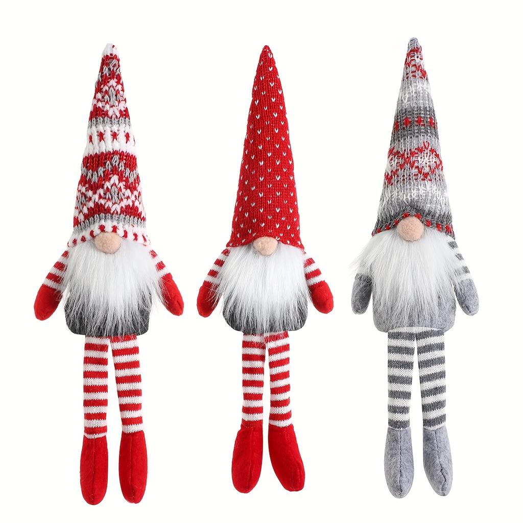 3pcs Holiday Christmas Gnome Doll Decoration Nordic Style Faceless Elderly Decoration , Hotel Christmas Parties Holiday Decoration