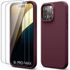 Protective Case - BOOLING - for iPhone 16 Pro Max - Ultra Slim Shockproof Anti-Scratch + 2 Screen Protectors