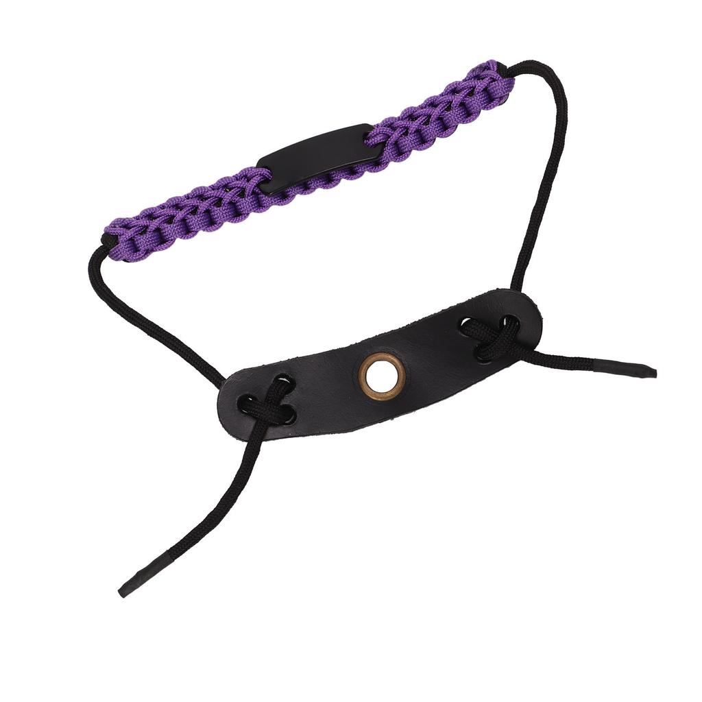 Nylon Rope Bow Archery Wrist Sling Adjustable Bows Arrows Wrist Rope for Hunting Shooting Red