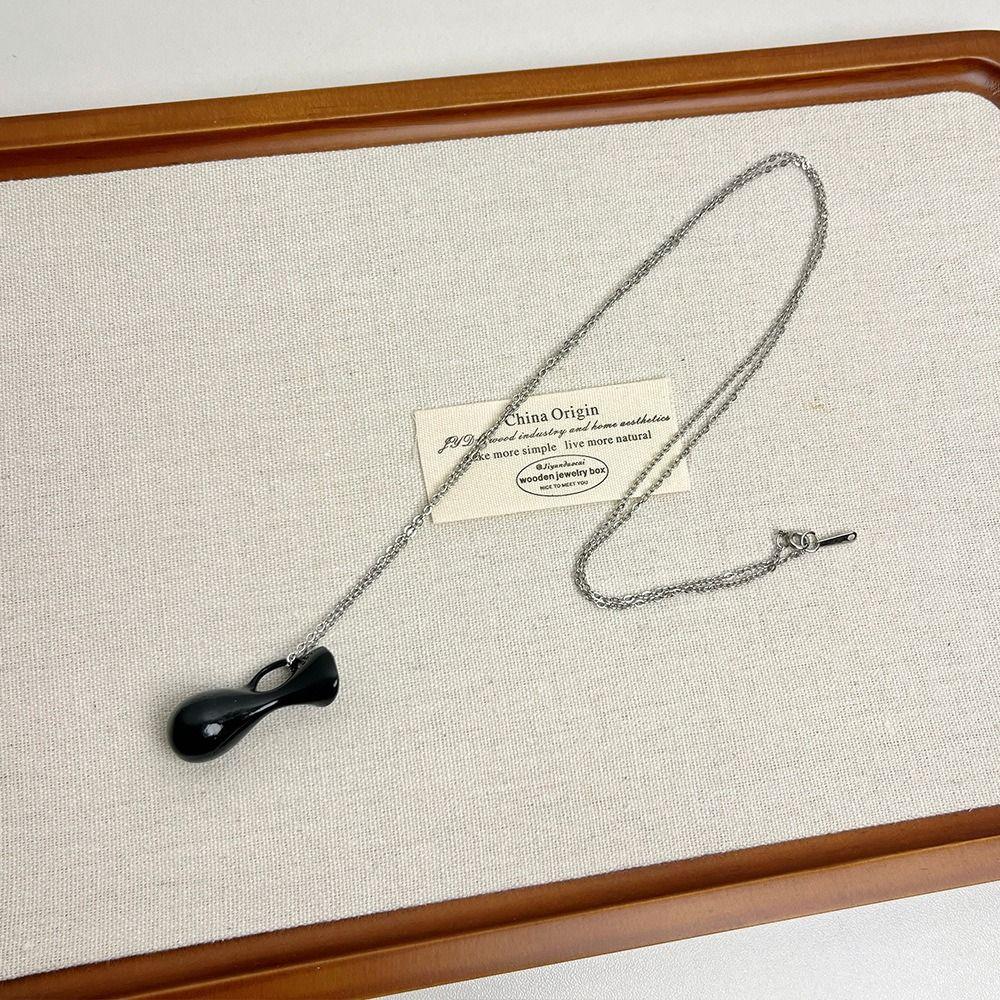 Jewelry Accessories Water Bottle Necklace Silver Color Sweater Chain Accessories