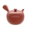Чайник из глины Токонамэ, Красная глина, Матовый, Глубокого обжига, Освежающий, Большой чайник для глубокого обжига и, Сделано в коробке, 6-454 Такэхару, №. 30, Чашеобразный