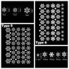 Supplies Home Decoration Snow Flakes Decals Christmas Window Stickers Shopwindow Ornament Wall Art