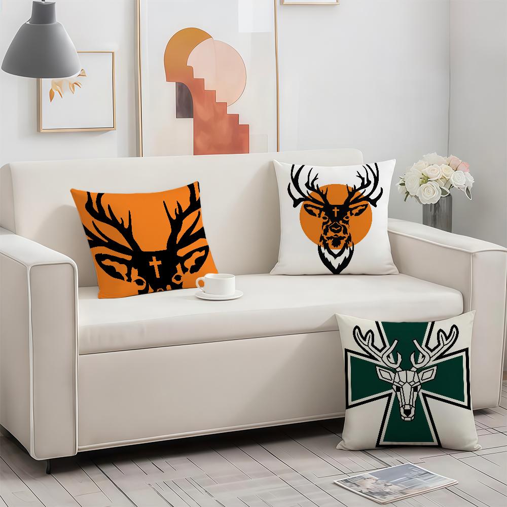 Fashion JJAGERMEISTERES cushion cover Birthday Anniversary Gifts Double Sided Printed Zipper Cushion Cover Soft Skin Bedding