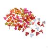 200 Piece Assorted Metal Brads Paper Fastener Decorative for Decoration