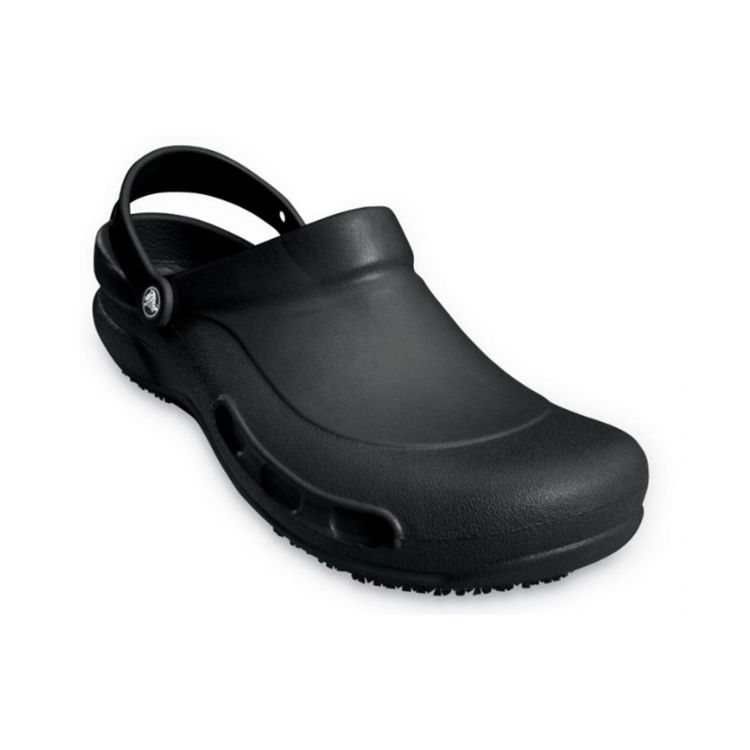 Crocs Кроссовки Bistro Slip Work Clog черные унисекс 10075-001