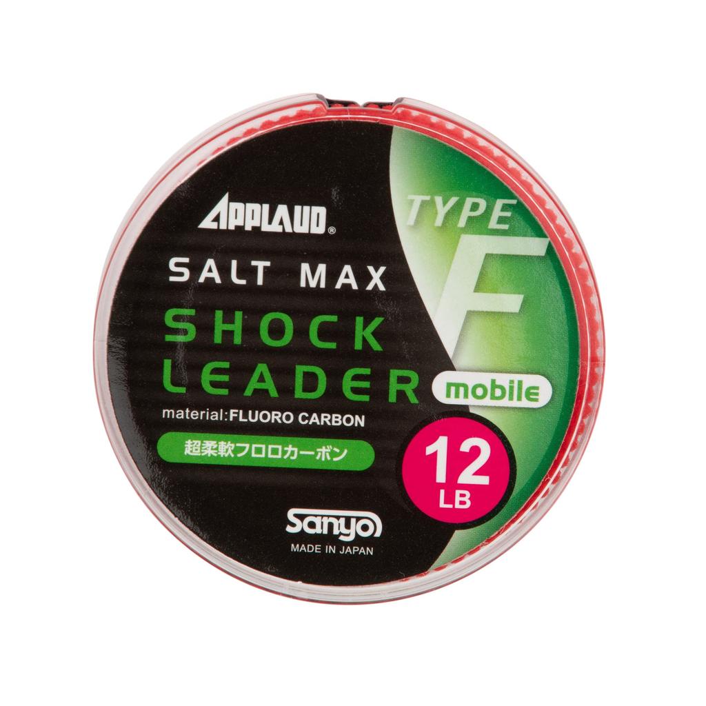 Sanyo Nylon Шоклидер Approved Salt Max Mobile Шоклидер Тип F Флюорокарбон 30м 12lb Прозрачный