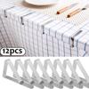 Stainless Steel Anti-Slip Tablecloth Clamps Non-slip Securing Holder Wedding Camping Promenade Table Cloth Cover Fixed Clips