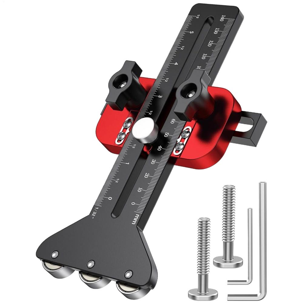 Adjustable Thin Rip Jig Aluminum Alloy Router Table Fence Precision Cutting Guide for Tablesaw Planer Sled Woodwork Accessories