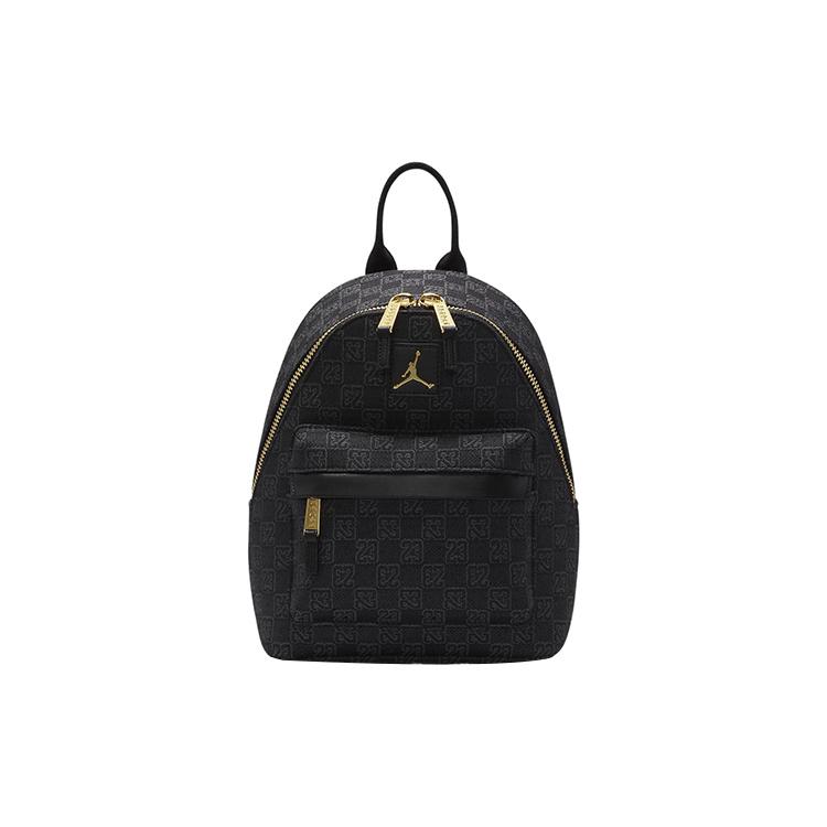 New Jordan Polyester Backpack Mini Unisex Black FJ9679-010