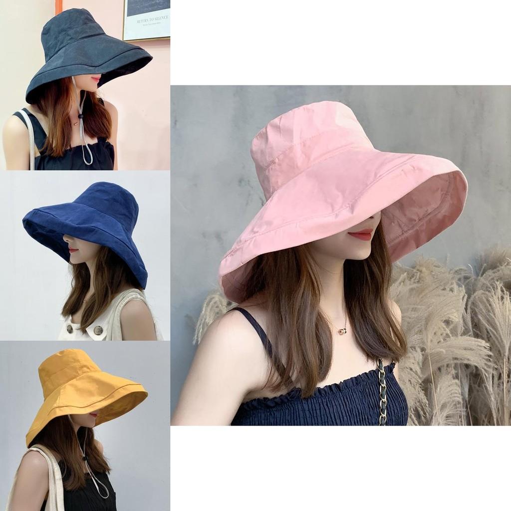 Стильная шляпа-панама с широкими полями для защиты от солнца летом для женщин, модная, разных цветов