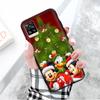 Черный чехол для Xiaomi Redmi 13C Note 9 iPhone XR 7 8 14 15 11 12 13 X XS Pro Max Samsung A25 S23 S24 FE Ultra Plus Christmas Xmas
