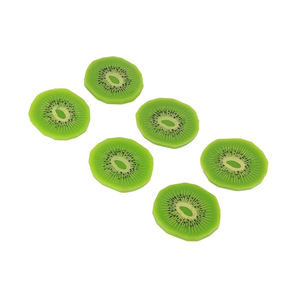 Simulated Fruit Slices Strawberry Kiwi Watermelon Slices Simulated Ice Cubes Fruit Display