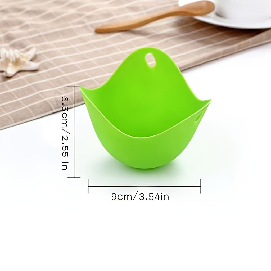 1/4pcs Silicone Egg Poacher Cups Egg Boiler Mold Cup for Microwave Air Fryer Stovetop Eggs Cooking