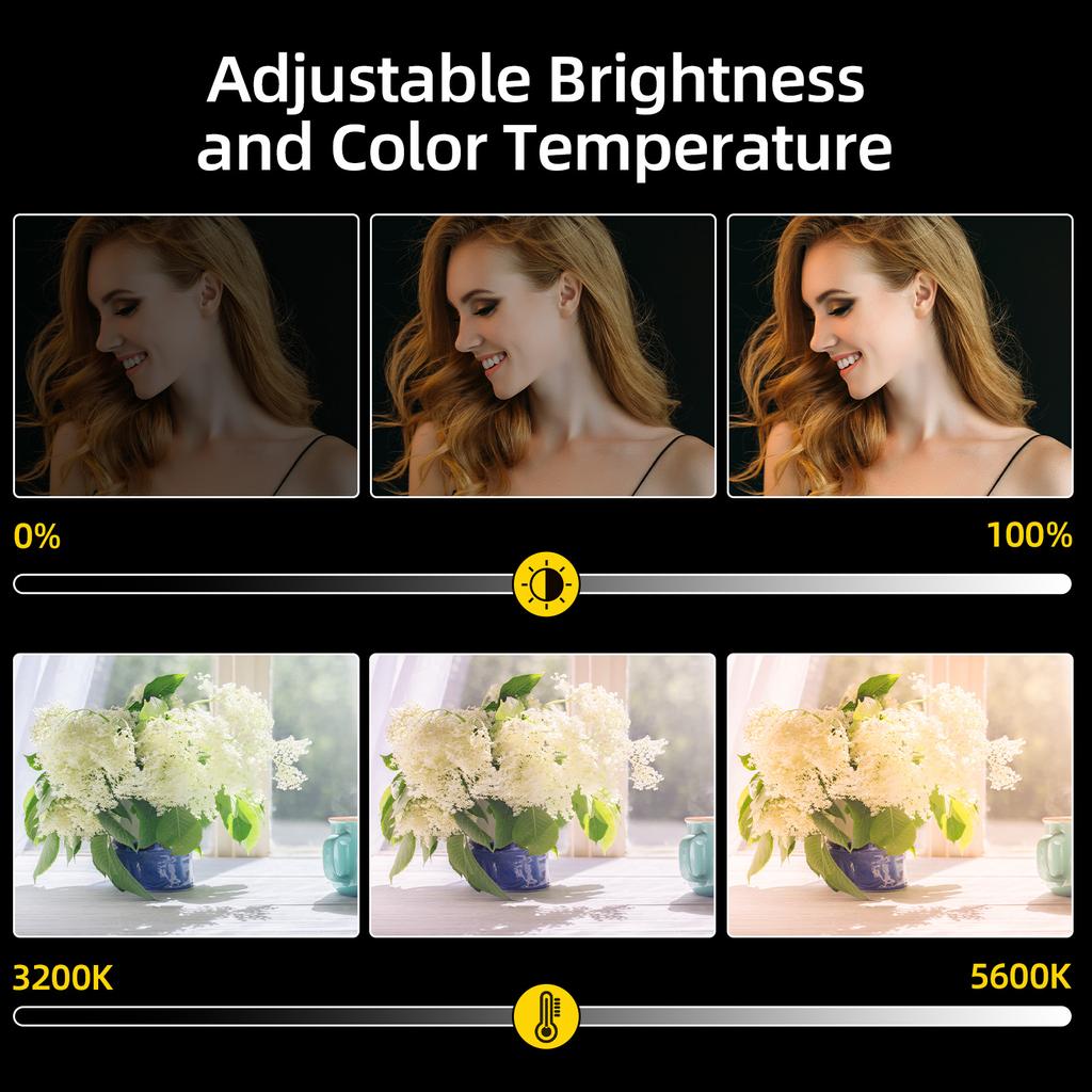 Мини-лампа для фотосъемки 12 Вт, светодиодная лампа с регулируемой яркостью, портативная лампа для видеоблога, 1120 светодиодных бусин, серия NP-F, аккумулятор