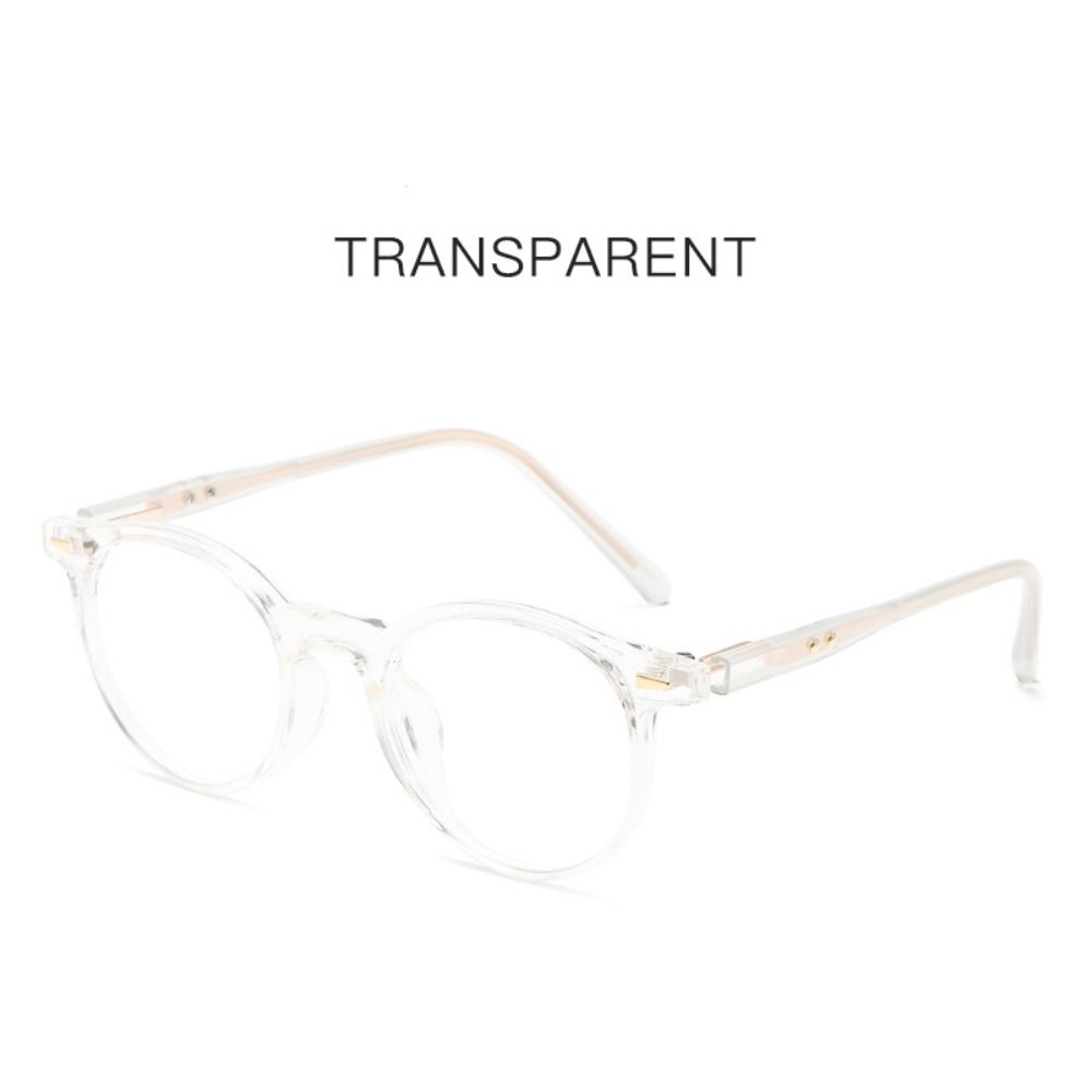 Retro Classic Women Anti Blue Light Eyewear Ultra Light Round Clear Lens Glasses Eye Protection Durable