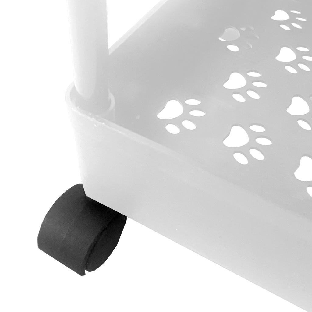 Slim Storage Cart 4 Tiers 87x40.5x22.5cm