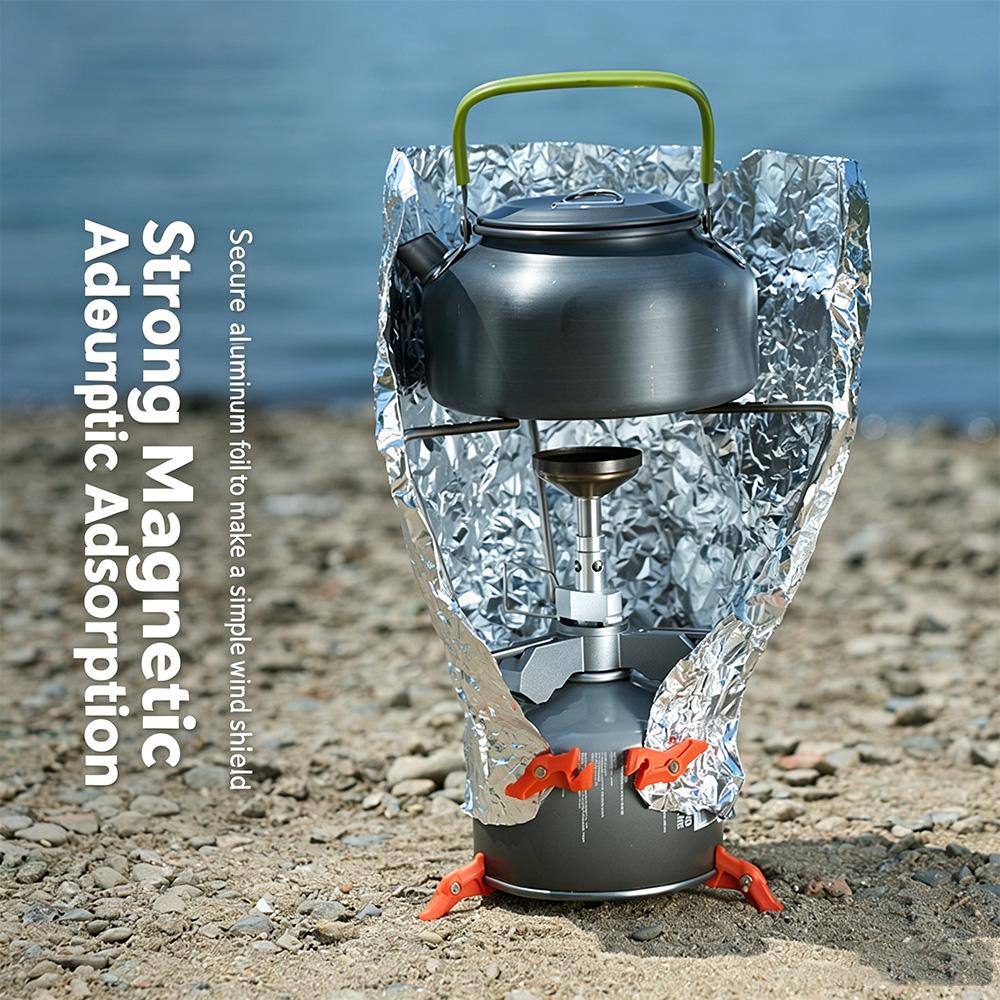 Foldable gas tank support, bottle holder support, tripod, stove base, stabilizer, portable camping burner, flat-head tripod