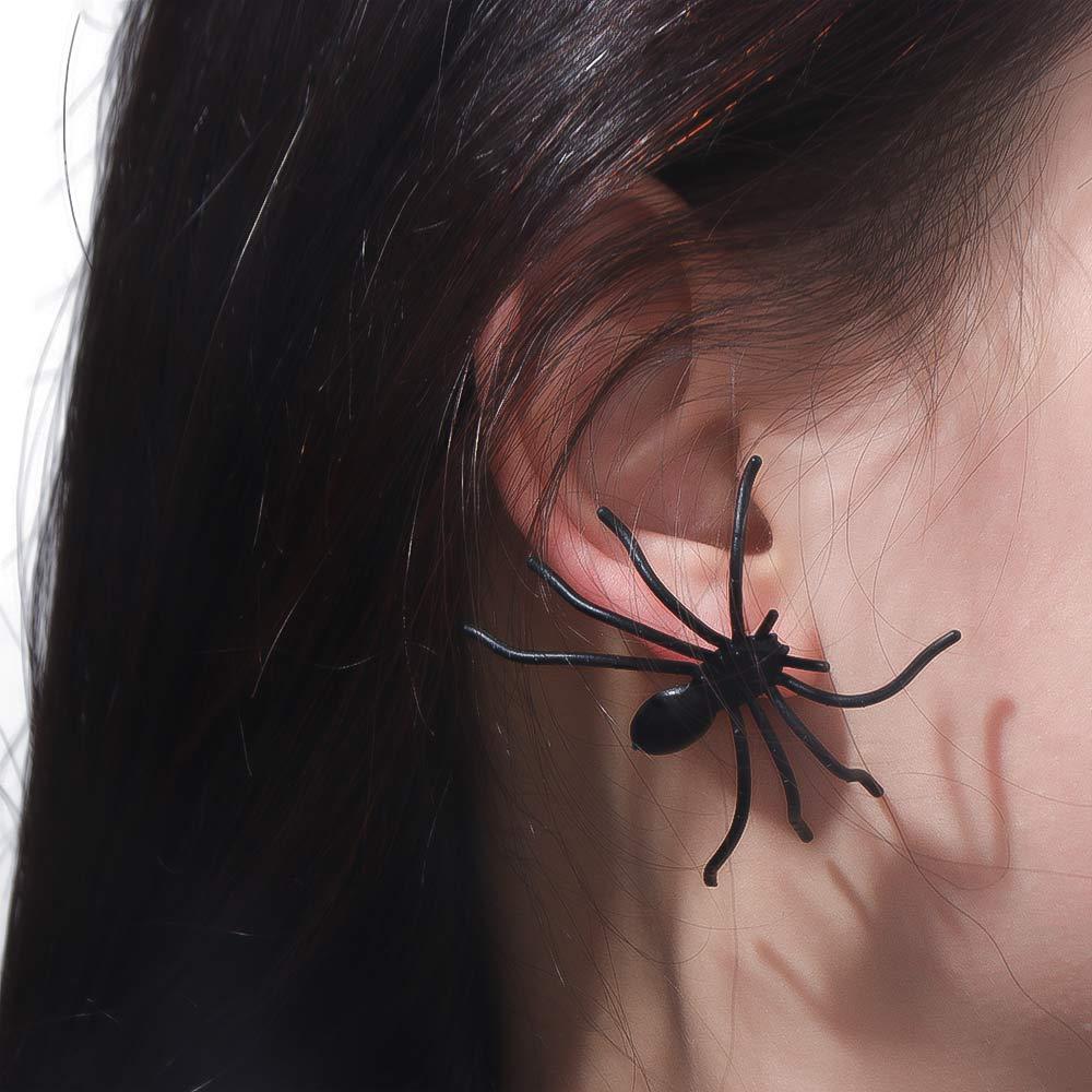 Hiphop Stud Earrings Punk Spider Ear Stud Earrings Piercing Spider Earrings  Women