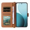 For Oppo Reno14 F 5G Case with Shoulder/Wrist Strap Leather Phone Cover Stand Wallet