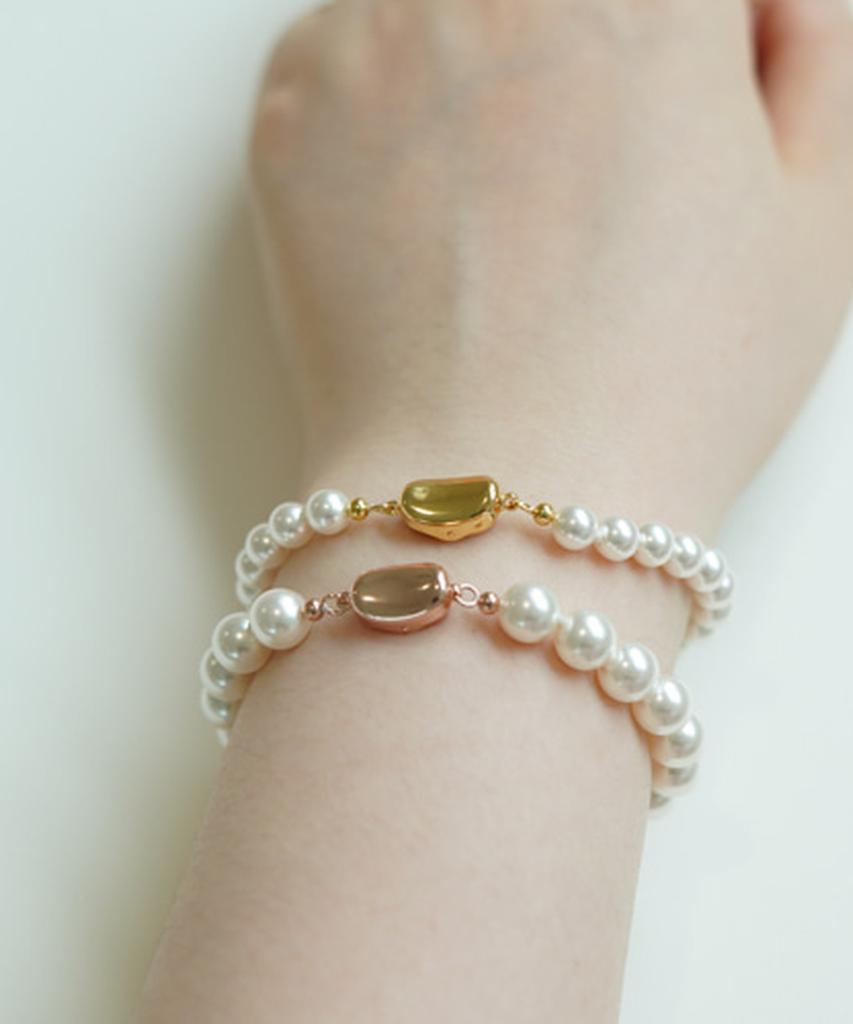 Браслет Alleun с жемчугом Swarovski Серебро 925 Прочные Бусины (Тип А)