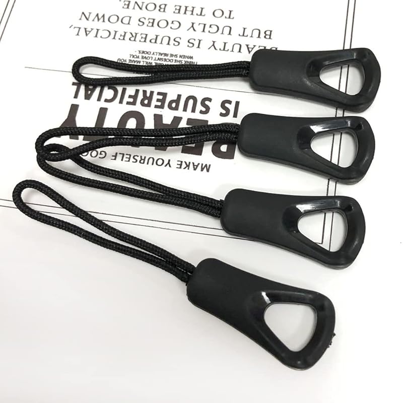 Набор из 10 бегунков для застежки-молнии ESJNNK, ручка-застежка, сменный бегунок для застежки-молнии, легко тянуть, открывать и закрывать, без усилий.