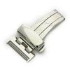 Ремешок для часов CASSIS PD-BUCKLE, D-пряжка, Зеркальный, 20 мм, Серебристый, с инструментом для замены, CAPDSSM020