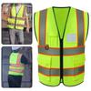 High Visibility Traffic Waistcoat Wear Resistant Cycling Safe Jacket Reflective Safety Vest  Unisex