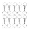 10 PCS EDC Quick Release Keychain Double Ring Keychain Outdoor Pull Apart Key Ring