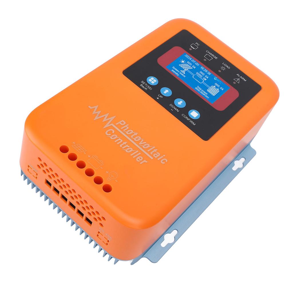 MPPT Контроллер заряда солнечной батареи 12В 24В 36В 48В Регулятор аккумулятора солнечной панели ЖК-дисплей с подсветкой 80А Фотоэлектрический