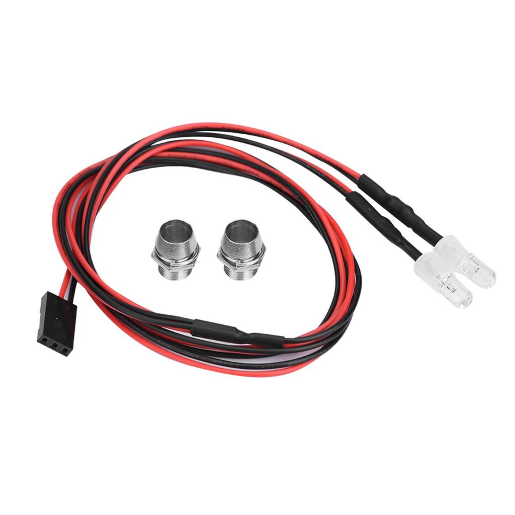 2 шт. 5 мм фары RC аксессуар светодиодные фонари для модели дрифт-кара 1/10 (9# Белый свет)