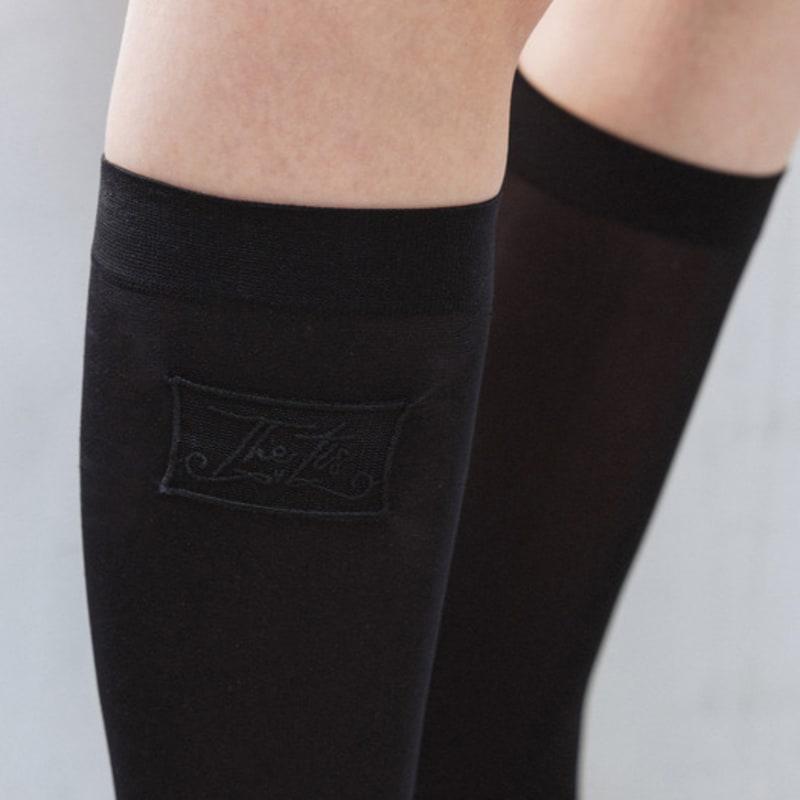 THETIS LACE label SEMI-STOCKING SOCKS_TT5W703BK