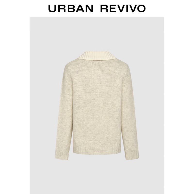 Женский кардиган на пуговицах, вязаный резинкой, с воротником поло