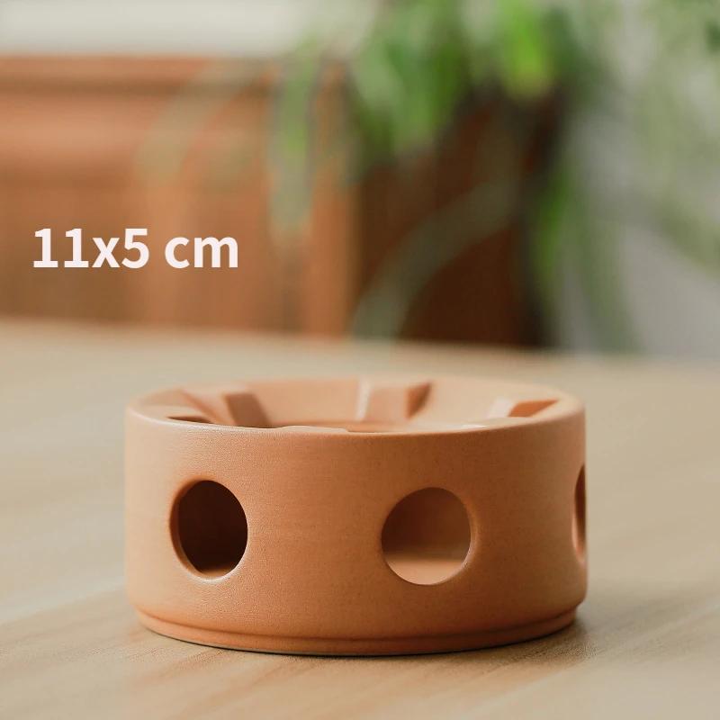 Керамический горшок с балкой Far Mountain, чайник, грубая керамика, теплый чайный сервиз, цветочный чайник, свеча, грелка для чая, теплоизоляционная подставка, печка для чая