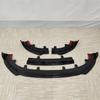 3Pcs Car Front Bumper Lip Spoiler Splitter Diffuser For Tesla Model Y Juniper 2025+ ABS Gloss Black Bodykits Tuning