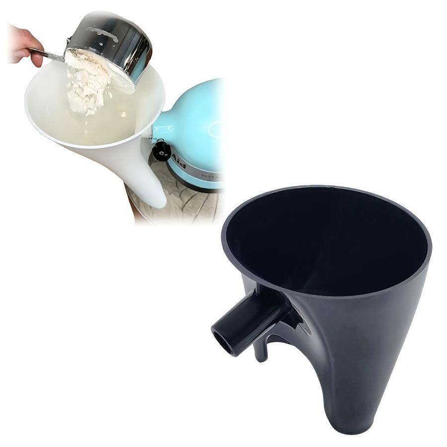 Воронка для муки, совместимая с миксерами KitchenAid, Аксессуар-воронка для муки, подходящий для стационарных миксеров объемом 1 кварта, Инструмент для выпечки на кухне