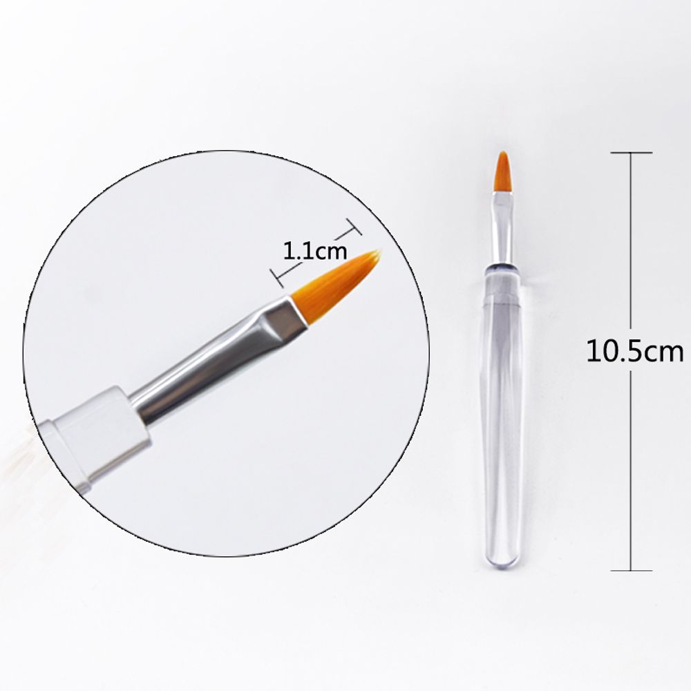 Hot sale Portable Crystal Handle Lipstick  Lip Brushes Applicator Flexible